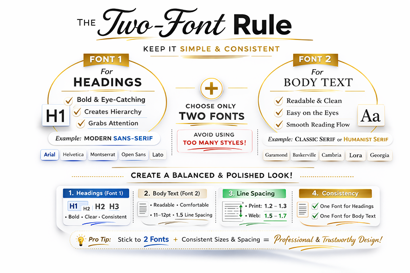 Two Font Rule